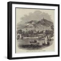 Launch of The Lady of the Lake Steamer, on Windermere-null-Framed Giclee Print