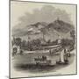 Launch of The Lady of the Lake Steamer, on Windermere-null-Mounted Giclee Print