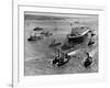 Launch of the Mauretania-null-Framed Photographic Print