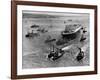 Launch of the Mauretania-null-Framed Photographic Print