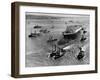 Launch of the Mauretania-null-Framed Photographic Print