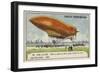 Launch of the Military Airship Patrie, Which Made the Flight from Paris to Verdun, 1906-null-Framed Giclee Print