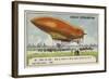 Launch of the Military Airship Patrie, Which Made the Flight from Paris to Verdun, 1906-null-Framed Giclee Print