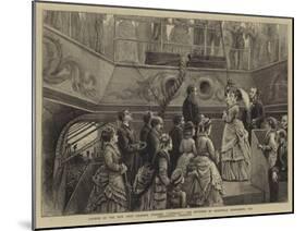 Launch of the New Twin Channel Steamer Castalia-George Goodwin Kilburne-Mounted Giclee Print