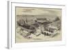 Launch of the Orinoco, West India Mail Steamer, at Northfleet Dockyard-null-Framed Giclee Print