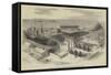 Launch of the Orinoco, West India Mail Steamer, at Northfleet Dockyard-null-Framed Stretched Canvas