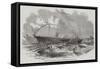 Launch of the Peninsular and Oriental Company's Steam-Ship Vectis, at Cowes-null-Framed Stretched Canvas