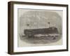 Launch of the Prussian Iron-Clad Kron Prinz at Poplar-Edwin Weedon-Framed Giclee Print
