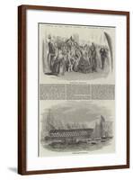 Launch of the Royal Albert, at Woolwich Dockyard-null-Framed Giclee Print