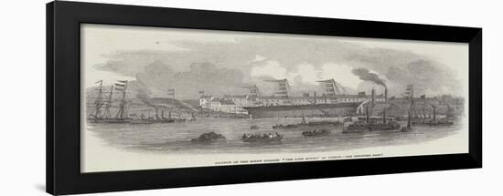 Launch of the Screw Collier The John Bowes, at Jarrow-null-Framed Giclee Print