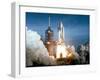 Launch of the Space Shuttle Challenger from Kennedy Space Center,1984-null-Framed Photographic Print