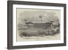 Launch of the Vimiera, at Sunderland-null-Framed Giclee Print