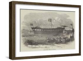 Launch of the Vimiera, at Sunderland-null-Framed Giclee Print