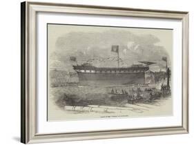 Launch of the Vimiera, at Sunderland-null-Framed Giclee Print