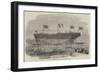 Launch of the Vittorio Emanuele Iron Screw Steamer, at Blackwall-Edwin Weedon-Framed Giclee Print