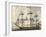 Launch of Victoria in Le Havre in 1782, France, 18th Century-null-Framed Giclee Print