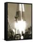 Launch of Vostok 1 Spacecraft, 1961-Detlev Van Ravenswaay-Framed Stretched Canvas