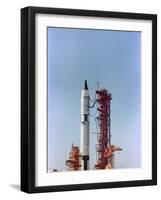 Launch View of the Gemini-Titan 3 Mission, Cape Canaveral, Florida-Stocktrek Images-Framed Photographic Print