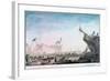 Launching a Ship at Brest, C1750-1810-Nicolas Marie Ozanne-Framed Giclee Print