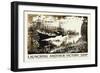 Launching Another Victory Ship, c.1918-Joseph Pennell-Framed Art Print