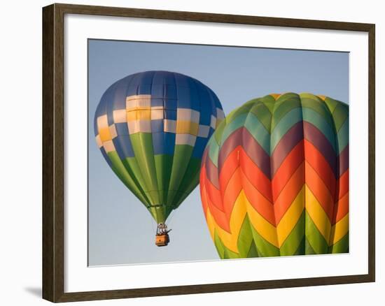 Launching Hot Air Balloons, The Great Prosser Balloon Rally, Prosser, Washington, USA-Jamie & Judy Wild-Framed Photographic Print