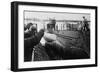 Launching of a German U-Boat During World War 2-null-Framed Photo