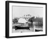 Launching of the Sch. Minnie A. Caine at Morans Shipyard, Oct. 6, 1900-null-Framed Giclee Print