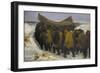 Launching the Fishing Boat-Michael Peter Ancher-Framed Giclee Print