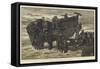 Launching the Life Boat-John Dawson Watson-Framed Stretched Canvas