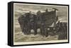 Launching the Life Boat-John Dawson Watson-Framed Stretched Canvas