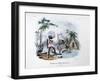 Launderers, 1828-Jean Henri Marlet-Framed Giclee Print