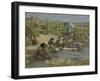 Laundresses by a Stream, Ca. 1886-1890-Eugène-Louis Boudin-Framed Giclee Print