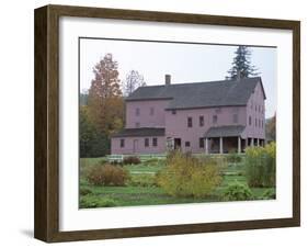 Laundry and Machine Shop Dating from Around 1790, Hancock Shaker Village, Massachusetts, USA-Fraser Hall-Framed Photographic Print