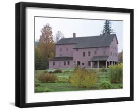 Laundry and Machine Shop Dating from Around 1790, Hancock Shaker Village, Massachusetts, USA-Fraser Hall-Framed Photographic Print