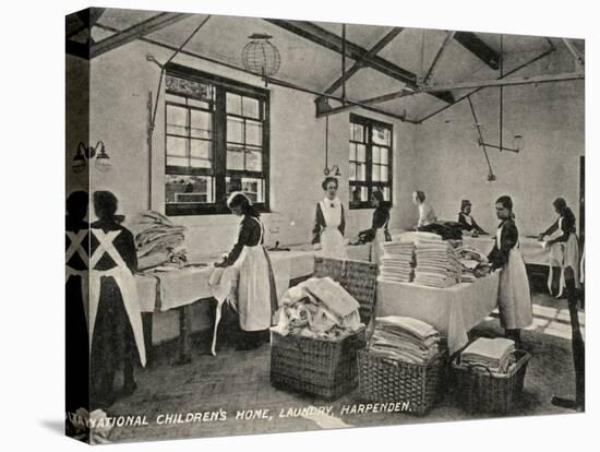 Laundry at National Children's Home, Harpenden, Herts-Peter Higginbotham-Stretched Canvas
