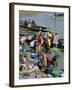 Laundry by the River, Djenne, Mali, Africa-Bruno Morandi-Framed Photographic Print