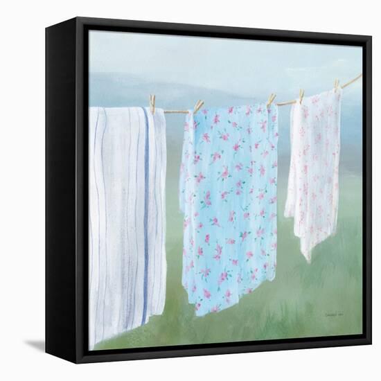 Laundry Day II-Danhui Nai-Framed Stretched Canvas