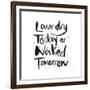 Laundry Day III-Mercedes Lopez Charro-Framed Art Print