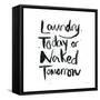 Laundry Day III-Mercedes Lopez Charro-Framed Stretched Canvas