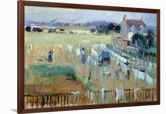 Laundry Day-Berthe Morisot-Framed Art Print