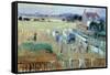 Laundry Day-Berthe Morisot-Framed Stretched Canvas