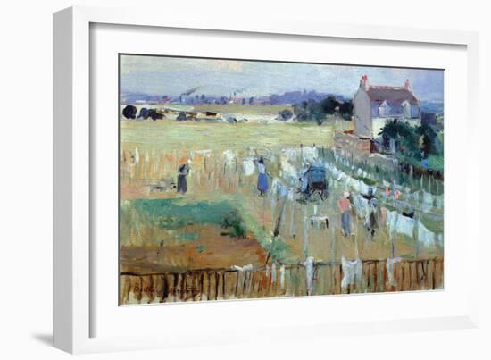 Laundry Day-Berthe Morisot-Framed Art Print