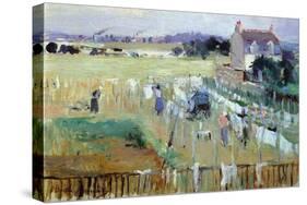 Laundry Day-Berthe Morisot-Stretched Canvas