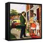 Laundry Delivery Service-null-Framed Stretched Canvas