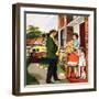 Laundry Delivery Service-null-Framed Giclee Print