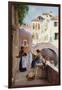 Laundry girls in Venice, 1911-Henry Woods-Framed Giclee Print