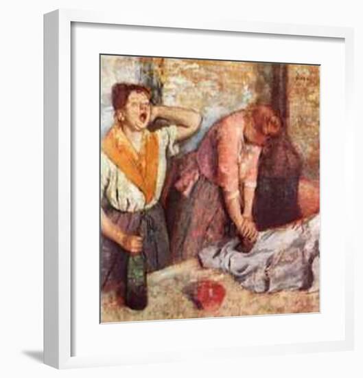 Laundry Girls Ironing-Edgar Degas-Framed Giclee Print