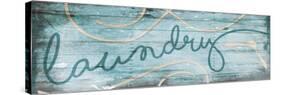 Laundry Hanger Blue-Milli Villa-Stretched Canvas