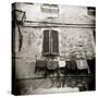Laundry Hanging from Wall of Old Building, Siena, Tuscany, Italy-Lee Frost-Stretched Canvas