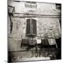 Laundry Hanging from Wall of Old Building, Siena, Tuscany, Italy-Lee Frost-Mounted Photographic Print